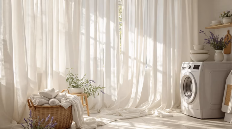 Gardinen waschen weiß: Tipps für strahlend saubere Ergebnisse