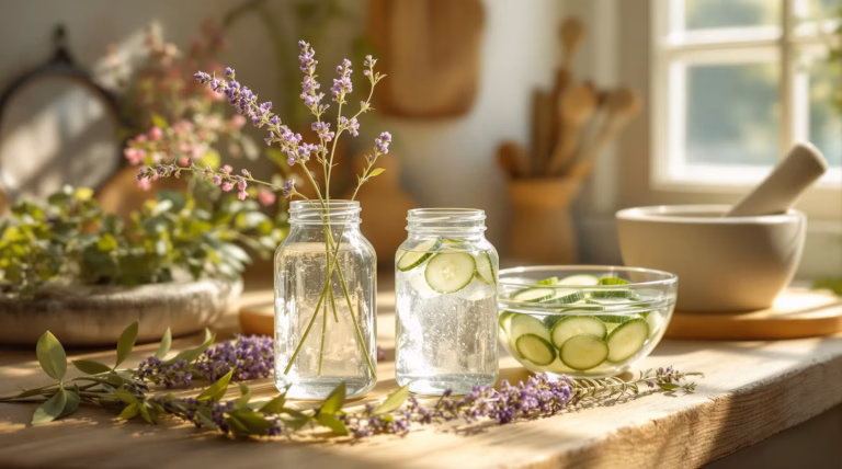 Gesichtswasser selber machen: 3 einfache Rezepte für strahlende Haut